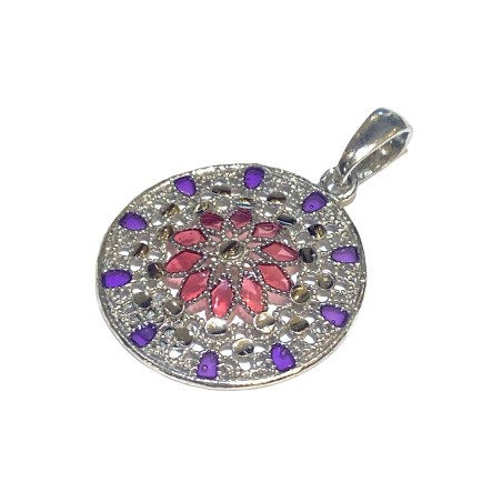 copy of 925 sterling silver Florence style pendent