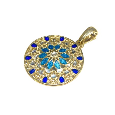 925 sterling silver Florence style pendent