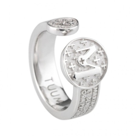 Tuum anello Infinitum Ave Maria argento 925