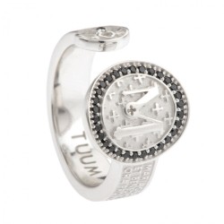 Tuum 925 sterling silver Infinitum Hail Mary ring
