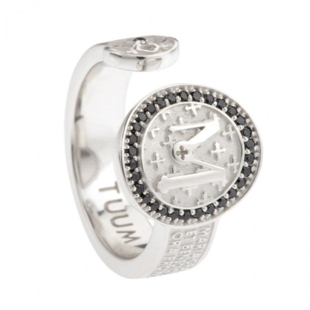 Tuum anello Infinitum Ave Maria argento 925