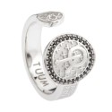 Tuum anello Infinitum Angelo di Dio argento 925