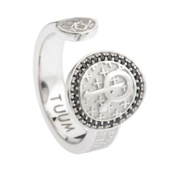 Tuum anello Infinitum Angelo di Dio argento 925