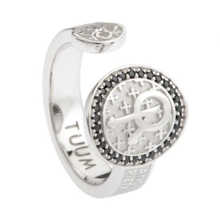 Tuum anello Infinitum Angelo di Dio argento 925