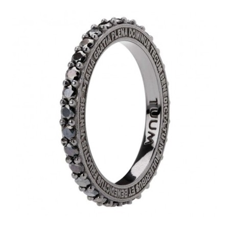 Tuam LUX anello Ave Maria argento 925