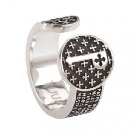 Tuum anello Infinitum Padre Nostro argento 925