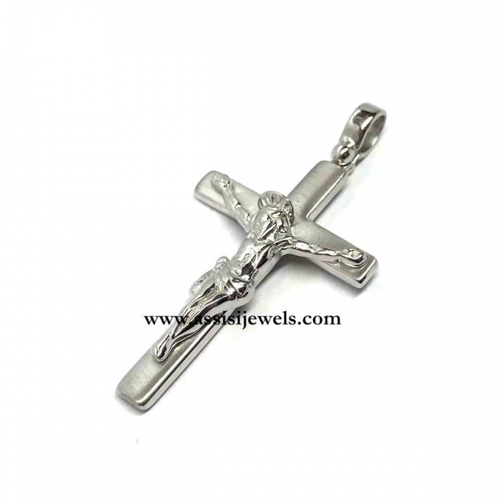 5 pcs Sterling Silver Small Cross Charm Pendants .925 