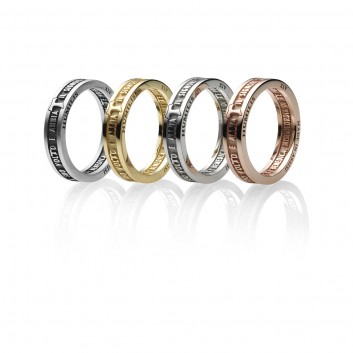 Humilis anello classico in argento