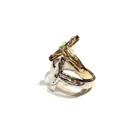 Anello Crocifisso argento 925