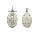 925 sterling silver miraculous Madonna medal