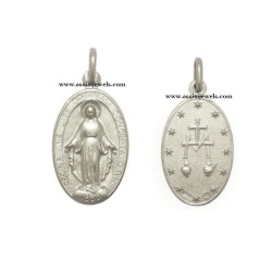 925 sterling silver miraculous Madonna medal