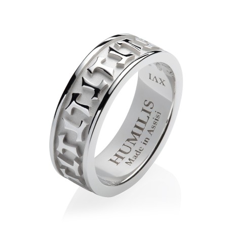 Sterling silver Classic collection ring Franciscan Tau cross