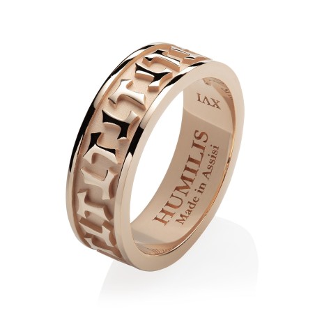 Gold Classic collection ring Franciscan Tau cross
