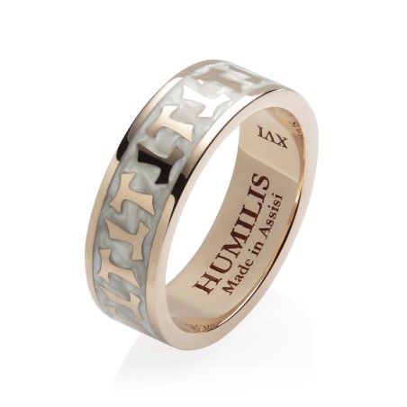 Gold Classic collection ring Franciscan Tau cross