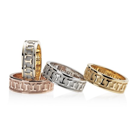 Anello collezione Classica croce Tau francescana in oro