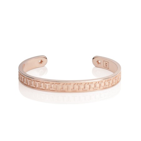 Sterling silver bangle bracelet Classic collection with Franciscan Tau cross