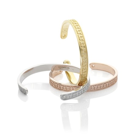 Sterling silver bangle bracelet Classic collection with Franciscan Tau cross