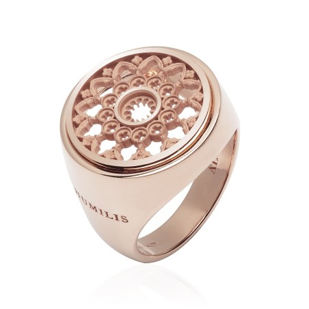 Sterling silver ring Rose Window Florence Cathedral