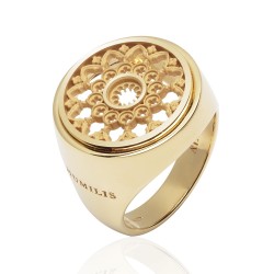 Anello Rosone Duomo Firenze in oro