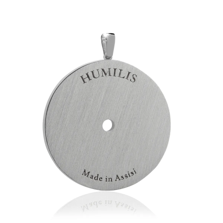 Gold Rome Pantheon round pendant