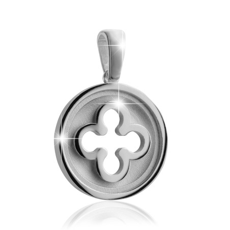 Gold Iter Venice pendant with Palazzo Ducale's quadrilob flower