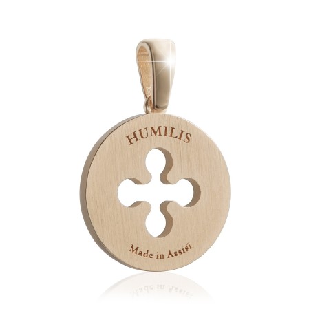 Gold Iter Venice pendant with Palazzo Ducale's quadrilob flower