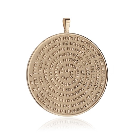 Pendente Benedizione Cantico delle Creature in oro