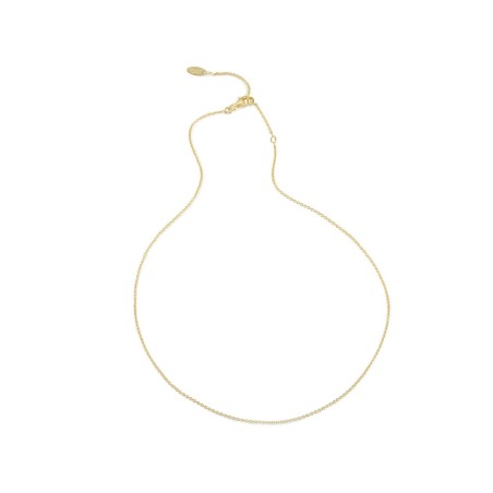 Gold thick rolò chain