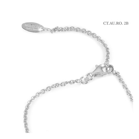 Gold thick rolò chain