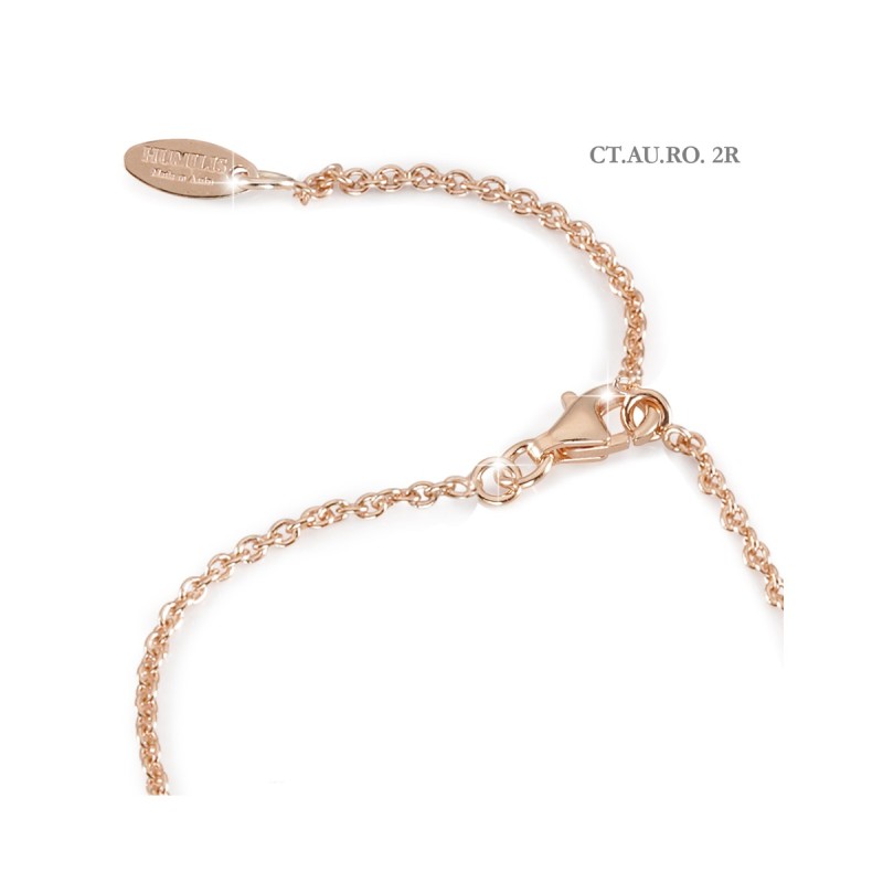 Gold thick rolò chain