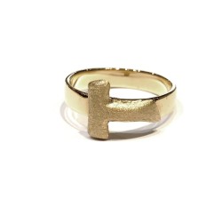 Anello Tau oro 18 kt