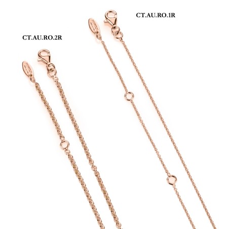 Gold thick rolò chain