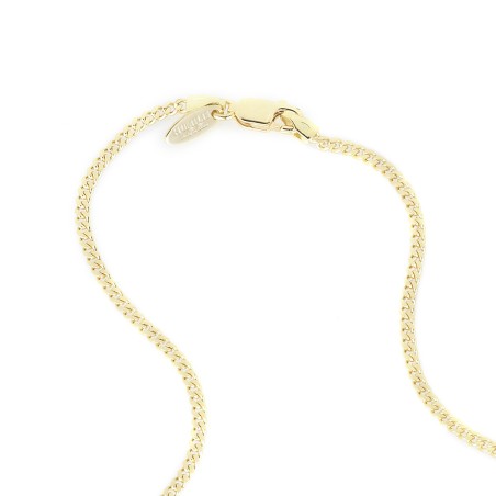 Gold flat grumetta chain