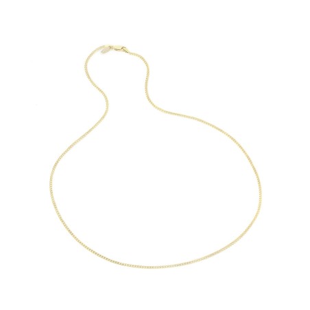 Gold flat grumetta chain
