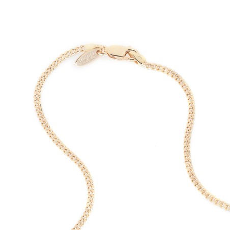 Gold flat grumetta chain