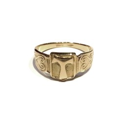 Anello Tau oro 18 kt