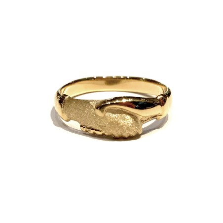 Anello fede di Santa Rita oro 18 kt