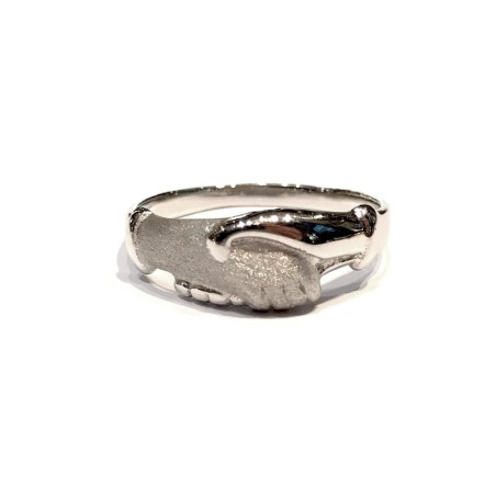 Anello fede di Santa  Rita oro 18 kt