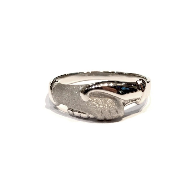925 sterling silver Saint Rita ring