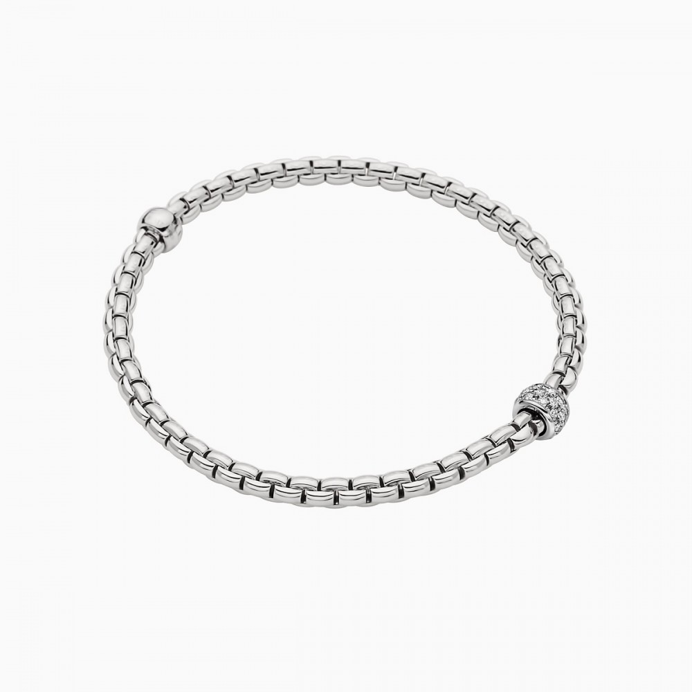 Fope Love Nest 18k Yellow Gold Diamond Bracelet - Jewelry | Manfredi Jewels