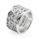 Sterling silver Classic Random collection ring Franciscan Tau cross with zirconia