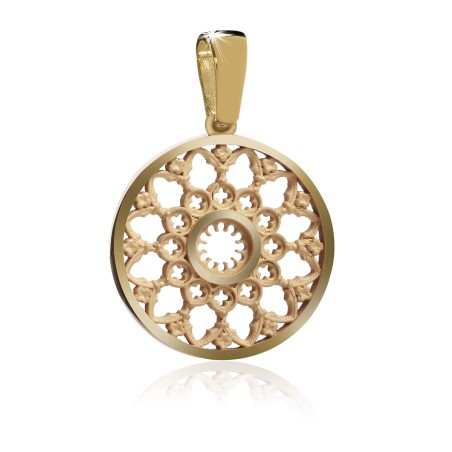 Sterling silver rosewindow Cathedral of Florence pendant