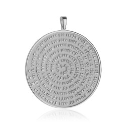 Pendente Benedizione Cantico delle Creature in argento