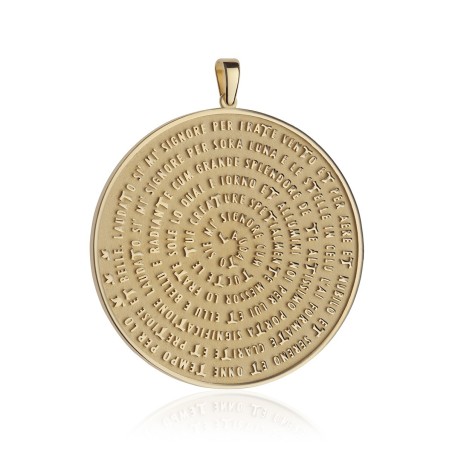 Pendente Benedizione Cantico delle Creature in argento