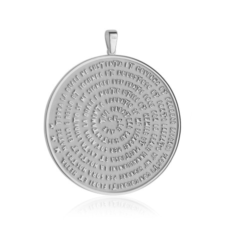 Pendente Benedizione Cantico delle Creature in argento