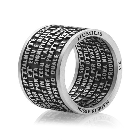 Anello collezione Preghiere Cantico delle Creature in argento