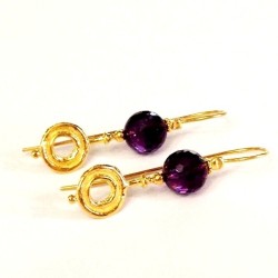 Fabula etrusca 18 kt gold earrings