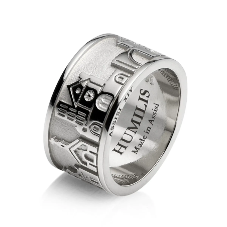 Anello Iter Assisi monumenti in oro