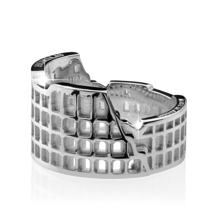 Gold Iter Rome Colosseum ring