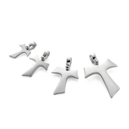 Sterling silver Sign Tau cross
